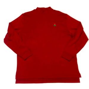 Bobby Jones Red Long Sleeve Turtle Neck Men’s Large